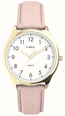 Timex Damen | einfacher Leser | rosa Riemen TW2V25200