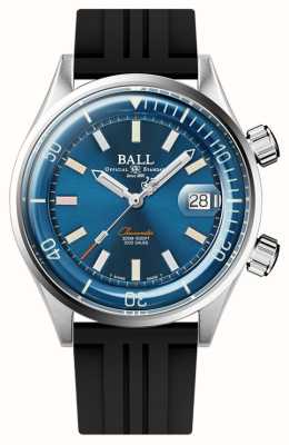 Ball Watch Company Engineer Master II Taucherchronometer 42 mm blaues Zifferblatt schwarzes Kautschukarmband DM2280A-P1C-BER