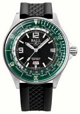 Ball Watch Company Engineer Master II Diver Worldtime (42 mm), grünes Zifferblatt, schwarzes Kautschukarmband DG2232A-PC-GRBK