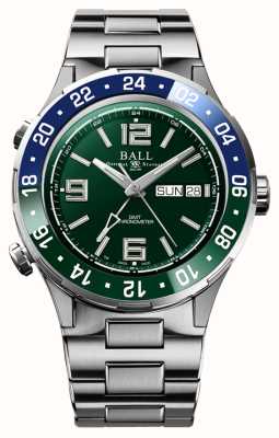 Ball Watch Company Roadmaster marine gmt blau/grüne Lünette grünes Zifferblatt DG3030B-S9CJ-GR