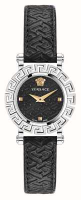 Versace Greca-Glam | schwarzes Zifferblatt | schwarzes Lederband VE2Q00122