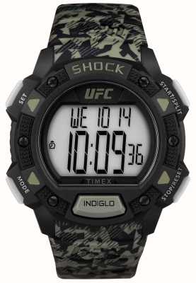 Timex X UFC Core Shock Digital / Camo-Gummi TW4B27500