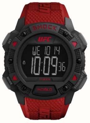 Timex x UFC X ufc Core Shock Digital / roter Gummi TW4B27600