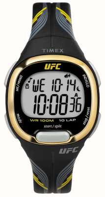 Timex x UFC Takedown digital / schwarzer Gummi TW5M52000