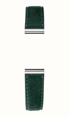 Herbelin Antarès austauschbares Uhrenarmband – grünes Wildleder / Edelstahl – nur Armband BRAC17048A108
