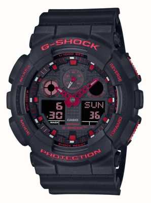 Casio G-Shock zündet rote Serie GA-100BNR-1AER