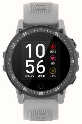 Reflex Active Sport-Multifunktions-Smartwatch der Serie 05 (46 mm), digitales Zifferblatt / graues Silikon RA05-2130