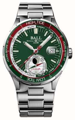 Ball Watch Company Roadmaster Ozeanforscher | 41mm | limitierte Auflage | grünes Zifferblatt | Edelstahlarmband DM3120C-S1CJ-GR