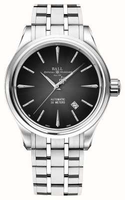 Ball Watch Company Zugmeister-Legende | 40mm | limitierte Auflage | schwarzes Zifferblatt | Edelstahlarmband NM9080D-S1J-BK