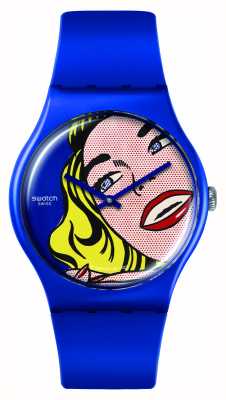 X Moma – Girl von Roy Lichtenstein, die Uhr – Swatch Art Journey SUOZ352