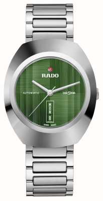 RADO Original Diastar Automatik (38 mm), grünes Zifferblatt / Edelstahl R12160303