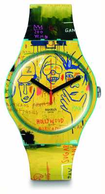 X Jean-Michel Basquiat – Hollywood Africans von Jean-Michel Basquiat – Swatch Art Journey SUOZ354