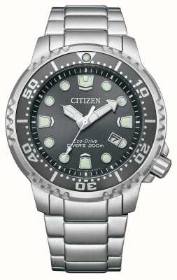 Citizen Promaster Diver Eco-Drive (44 mm), graues Zifferblatt / Edelstahlarmband BN0167-50H