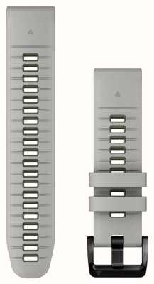 Garmin Quickfit 22 mm-Armband, nur nebelgraues/moosfarbenes Silikon 010-13280-08