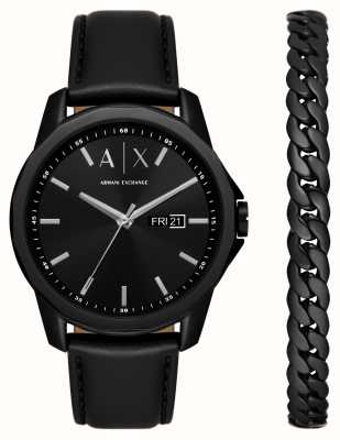 Exchange Herren (44 - Class Geschenkset Für AUT Armani Mm), Schwarzes AX7148SET First Watches™