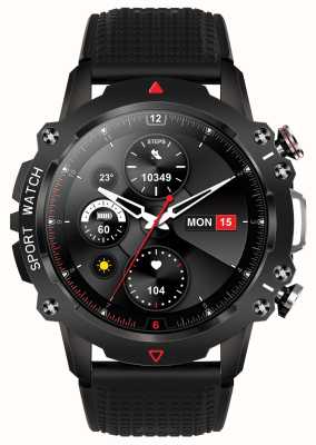 STORM S-Hero Smartwatch (47 mm) digitales Zifferblatt / schwarzes Kautschukarmband 47535/BK