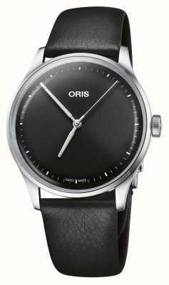 ORIS Artelier Automatikuhr (38 mm), schwarzes Zifferblatt / schwarzes Leder 01 733 7762 4054-07 5 20 69FC
