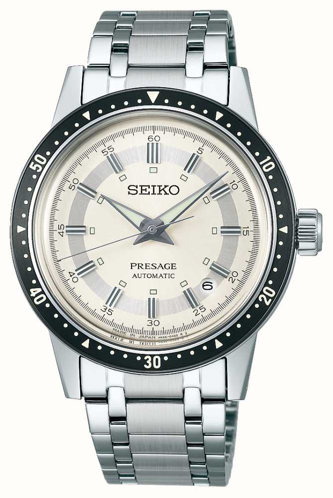60er - First 6. Kronenchronograph, Der AUT Presage-Stil Watches™ SRPK61J1 Jahre Seiko Class Jahrzehnt, Limitierte –