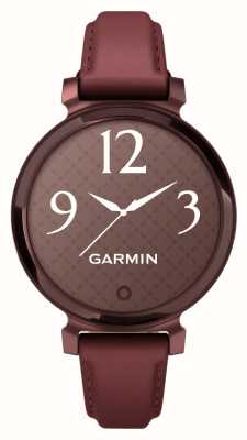 Garmin Lily 2 Classic Edition Fitness- und Lifestyle-Smartwatch (35,4 mm), Dunkelbronze mit Maulbeerleder 010-02839-03