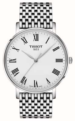 Tissot Herren-Everytime-Armband (40 mm) mit silbernem Zifferblatt und Edelstahlarmband T1434101103300