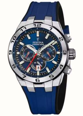 - Special First Festina Class Hybrid Edition Watches™ Blau-Gelbgold 2021 Connected F20547/1 AUT Chronobike