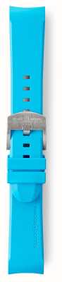Elliot Brown Nur 22-mm-Armband aus cyanblauem Kautschuk mit rostfreier Zungenschließe STR-R15