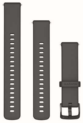 Garmin Schnellverschlussbänder (18 mm), kieselgraue Silikon-Schiefer-Hardware 010-13256-00