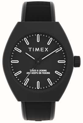 Timex Urban Pop (40 mm) schwarzes Zifferblatt / schwarzes Bio-TPU-Armband TW2W42100