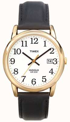 Timex Weiße, schwarze Easy-Reader-Uhr für Herren T2H291