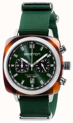 Briston Clubmaster Sportsymbole grünes Armband 17142.SA.TS.10.NBG
