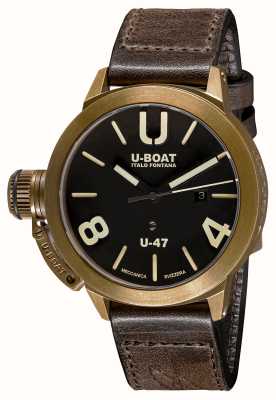 U-Boat Classico U-47 Bronze automatisch braunes Lederband 7797