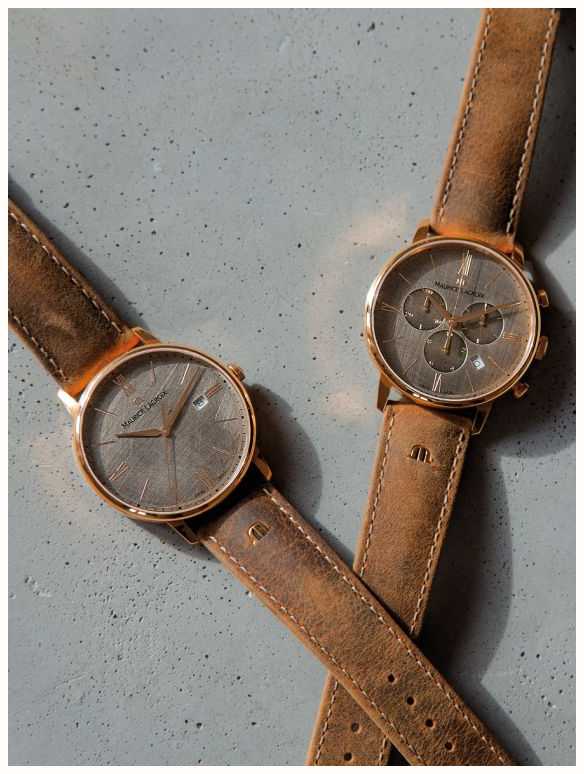Maurice Lacroix First Eliros Zifferblatt AUT Datum EL1118-PVP01 - -210-1 Braunes Watches™ Class Strukturiertes
