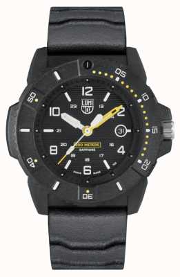 Luminox Herren Navy Seal 3600-Serie | schwarzes Kautschukarmband | schwarzes Zifferblatt XS.3601