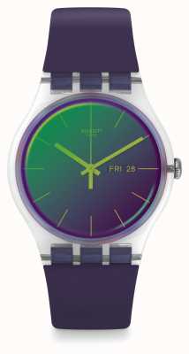 Swatch | neuer Herr | polapurpurne Uhr | SO29K703