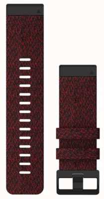 Garmin Nur Quickfit 26-Armband, meliertes rotes Nylon 010-12864-06