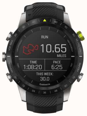 Garmin MARQ Athlet GPS Smartwatch | schwarzes Kautschukband 010-02006-16