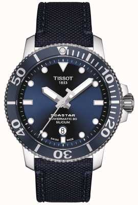 Tissot Seastar 1000 powermatic | blaues Gewebeband | blaues Zifferblatt T1204071704101