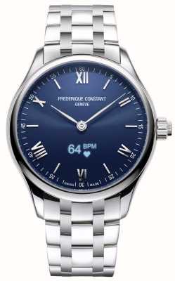 Frederique Constant Herren | Vitalität | Smartwatch | blaues Zifferblatt | rostfreier Stahl FC-287N5B6B
