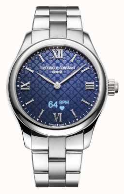 Frederique Constant Damen | Vitalität | Smartwatch | blaues Zifferblatt | rostfreier Stahl FC-286N3B6B