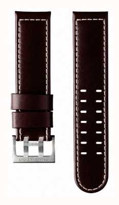 Hamilton Straps Nur 22-mm-Armband aus braunem Kalbsleder – Khaki-Luftfahrt H600647101