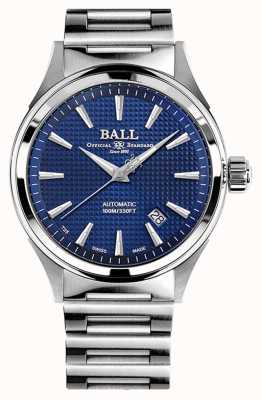 Ball Watch Company Feuerwehrmannsieg | Stahlarmband | clous de paris blau NM2098C-S5J-BE