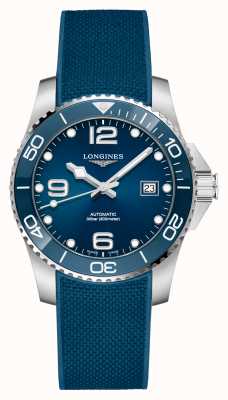 LONGINES Herren-Hydroconquest blaues Armband Automatik 41mm L37814969