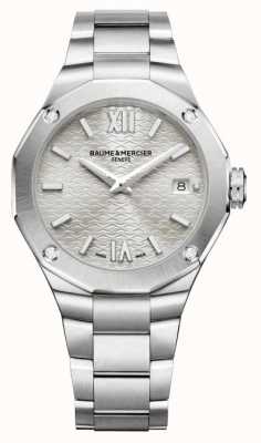 Baume & Mercier Riviera-Uhr mit diamantbesetzter Lünette, ab Werk ausgestellt M0A10614 EX-DISPLAY