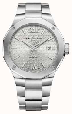 Baume & Mercier Riviera 42 mm Uhr mit silbernem Zifferblatt M0A10622