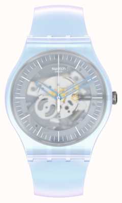 Swatch Blumenbildschirm | neuer Herr | blauer Riemen SUOK154