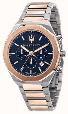 Maserati Stile Chronograph Herren zweifarbige Uhr R8873642002