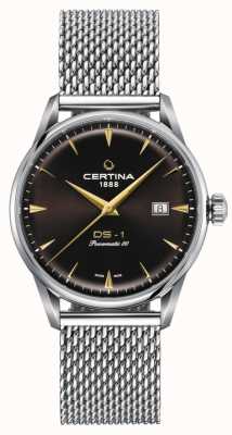 Certina Ds-1 Powermatic 80 Uhr mit braunem Zifferblatt C0298071129102