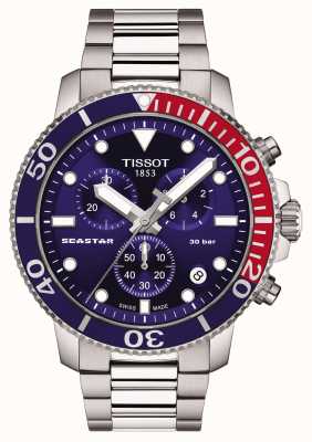 Tissot Seastar 1000 Quarz-Chronograph blau T1204171104103