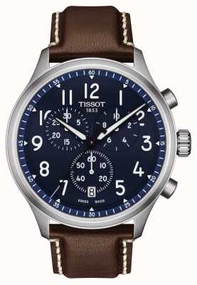 Tissot Chrono XL Vintage Uhr mit blauem Zifferblatt T1166171604200