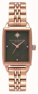 Olivia Burton Himmlische Nordsternuhr mit rechteckigem Zifferblatt OB16GD80
